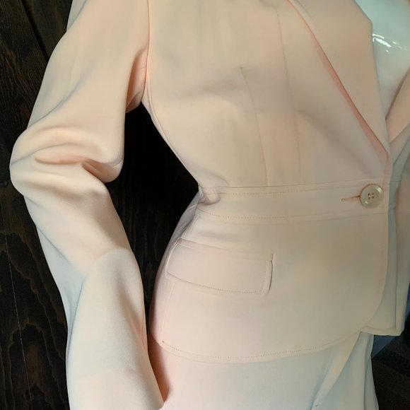 fully lined louben size 6 pastel sorbet suit - Picture 7 of 9